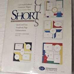 Creative Memories Short Cuts 120 Multi-solid Colored Geometric Shapes - NEW