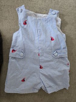 18/24 month nautical romper