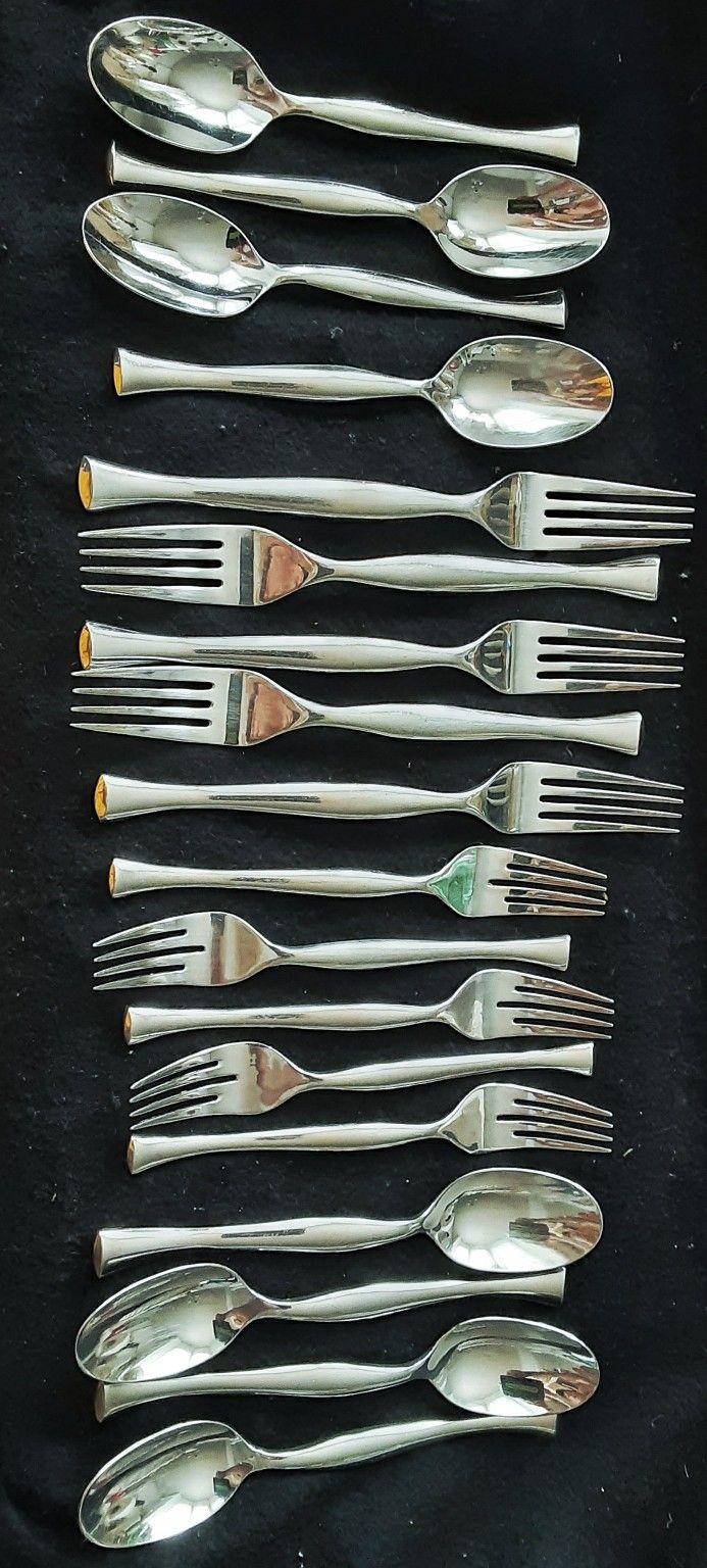 Yamazaki Stainless Flatware Forks And Spoons