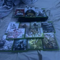 Xbox 360 Silm With 13 Games