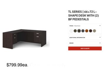 L Shaped Desk