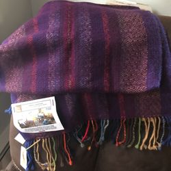 Beautiful Prince Edward Island 100% Wool Shawl