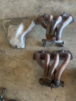 H22 Oem Stock Header With Head Shield 