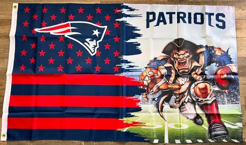 Patriots Flag size 3'×5''