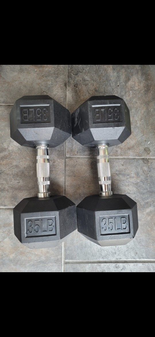 35lbs Dumbells Weights