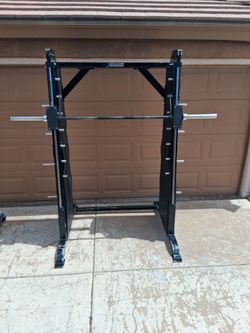 Life Fitness counter balanced Smith machine