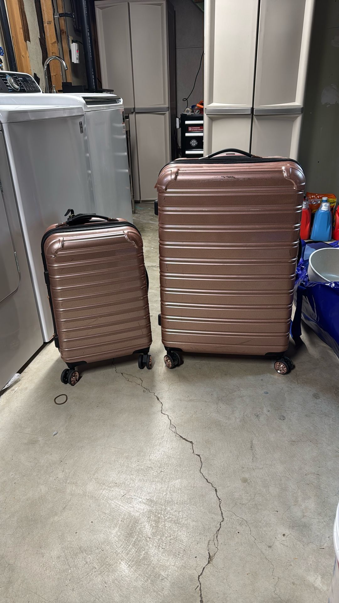 Pink Suitcases For Travel