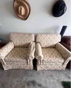 (2) Ethan Allen swivel chairs