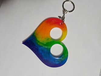 Rainbow heart protector