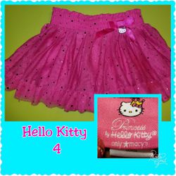 4t super cute hello kitty skirt pickup only