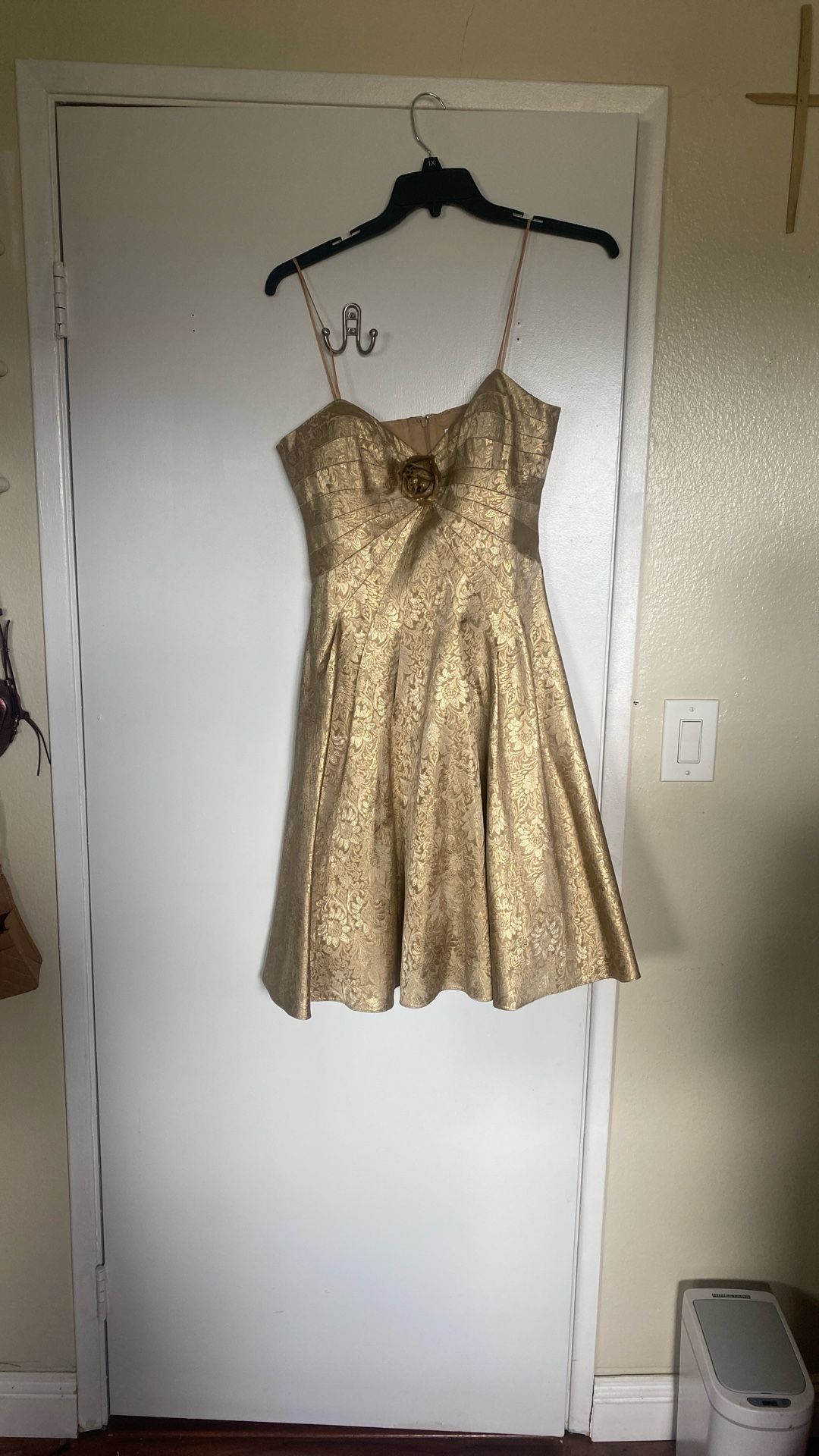 Gold dress