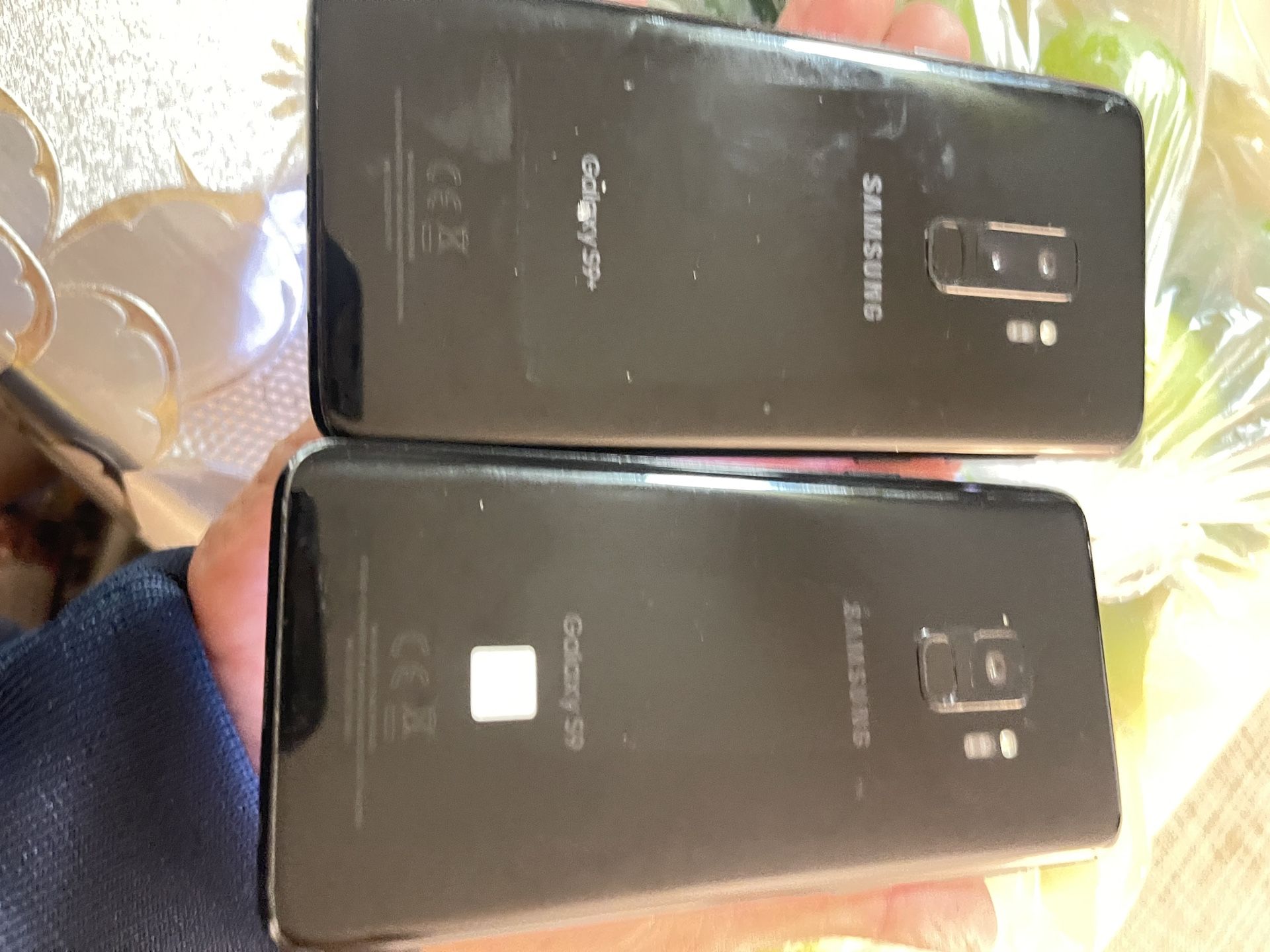 Both Working Great. Just Cracked Screens.  Read Description 