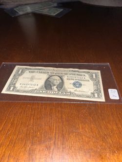 1957 silver certificate one dollar