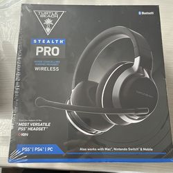 BRAND NEW SEALED Turtle Beach Stealth Pro Wireless Gaming Headset for PlayStation (Black)