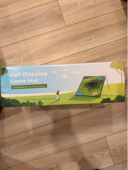 Golf chipping mat practice game mat