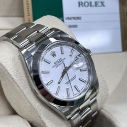 Rolex Datejust 41 White dial 126333