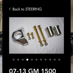 Izzy Fab 07-13 GM 1500 Billet Steering Mount Kit Prerunner 