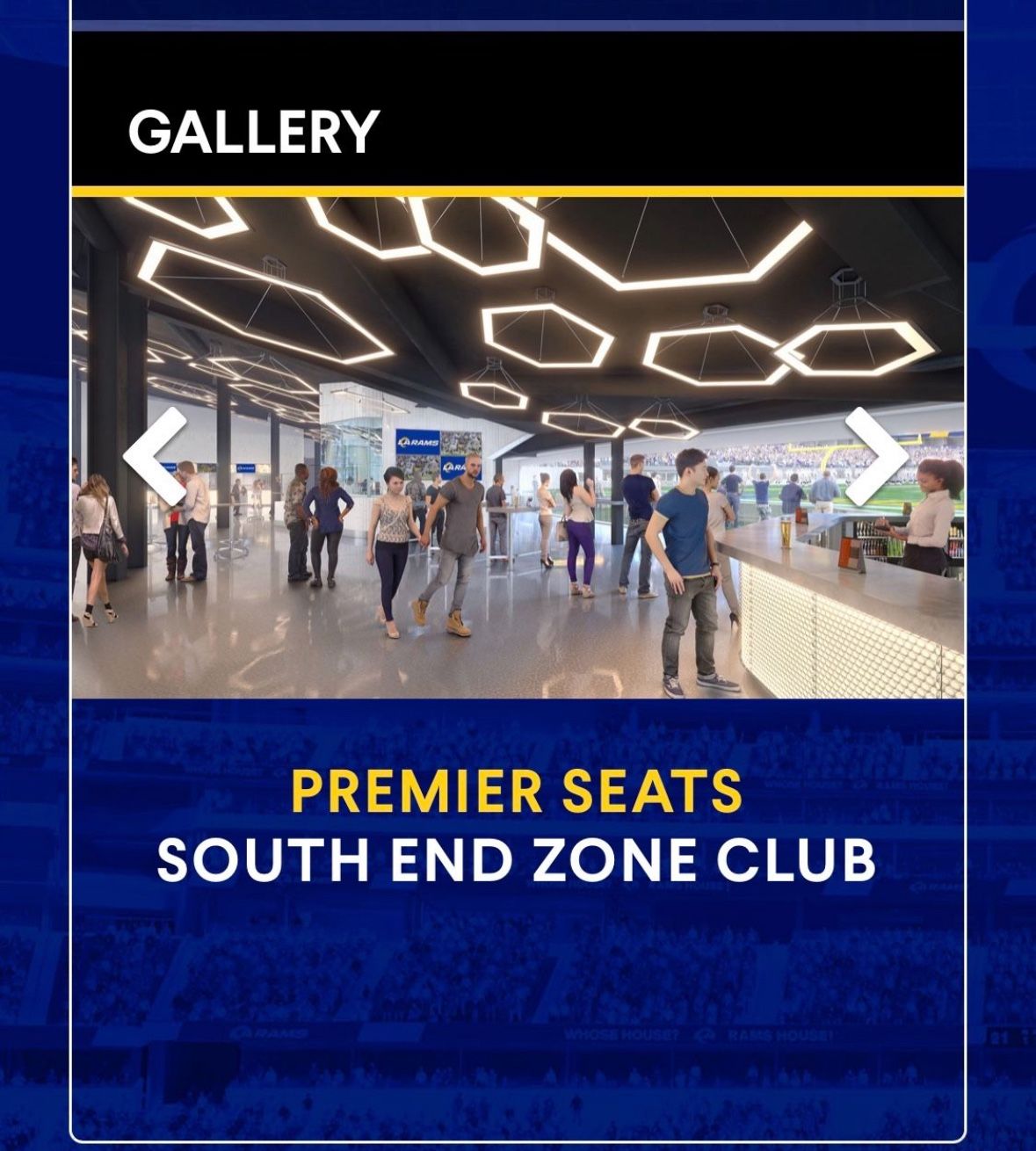 Los Angeles Rams Football - Premier Lvl Tickets & Parking