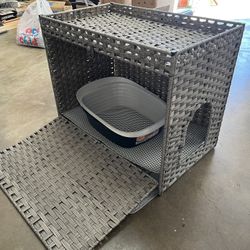 Cat Litter House And Boxes