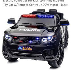 Kids ride on electric police car 24v