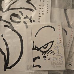 New Signed Usagi Yojimbo Stan Sakai art sketch sketchbook + Art cards tmnt neca pizza club samurai comic book tpb haulathon nes snes 2 switch nintendo
