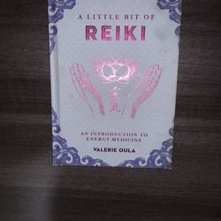 A Little Bit of Reiki by Valerie Oula NEW Hardcover Mini Book