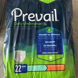 Prevail Youth Daily Underwear Pampers Size Small