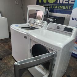 LG SET STEAM WASHER AND ELECTRIC DRYER 