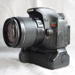 Canon T3i With Grip And 4 Lenses