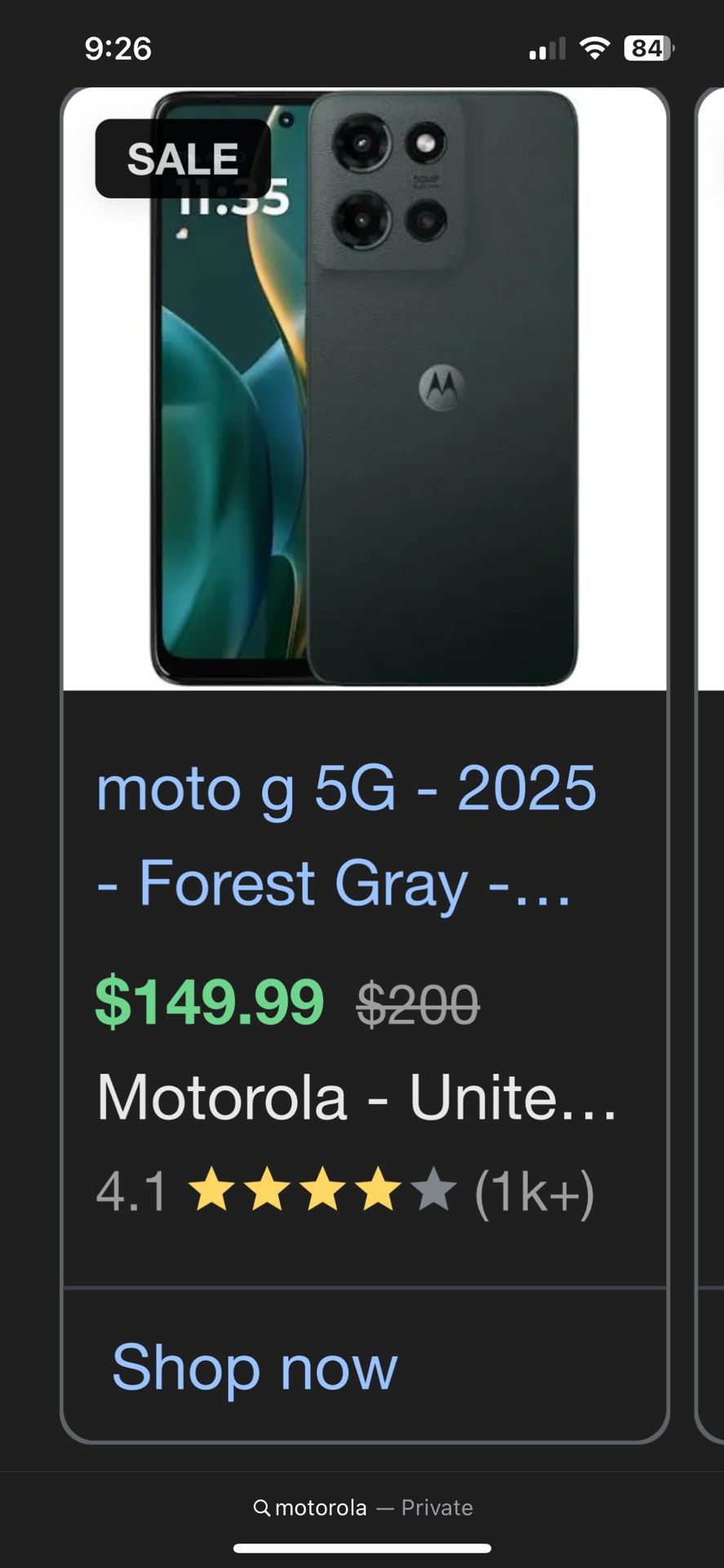 Moto G 5g 2025