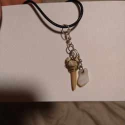 shark tooth and white gem