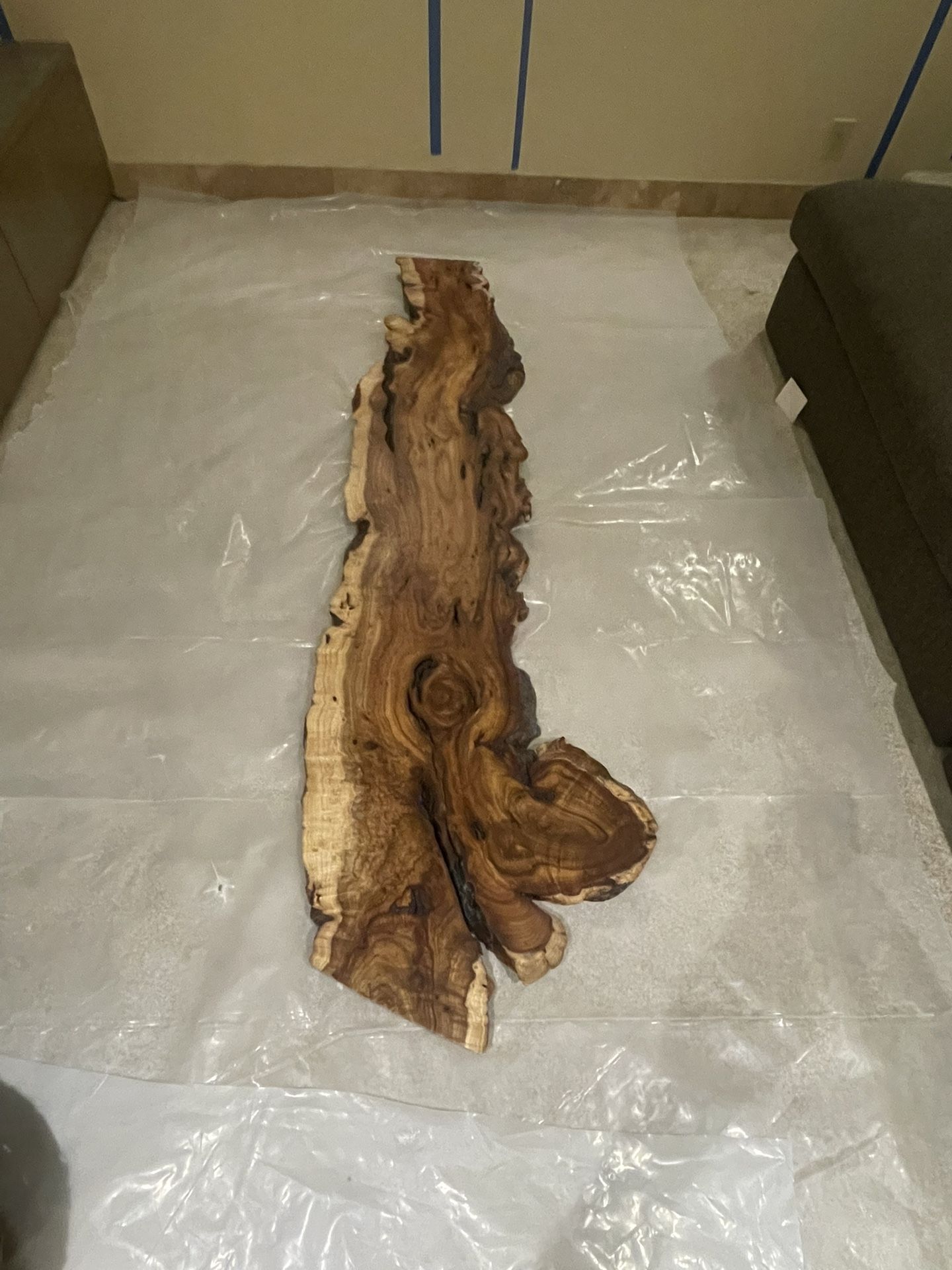 Large finished wood pieces