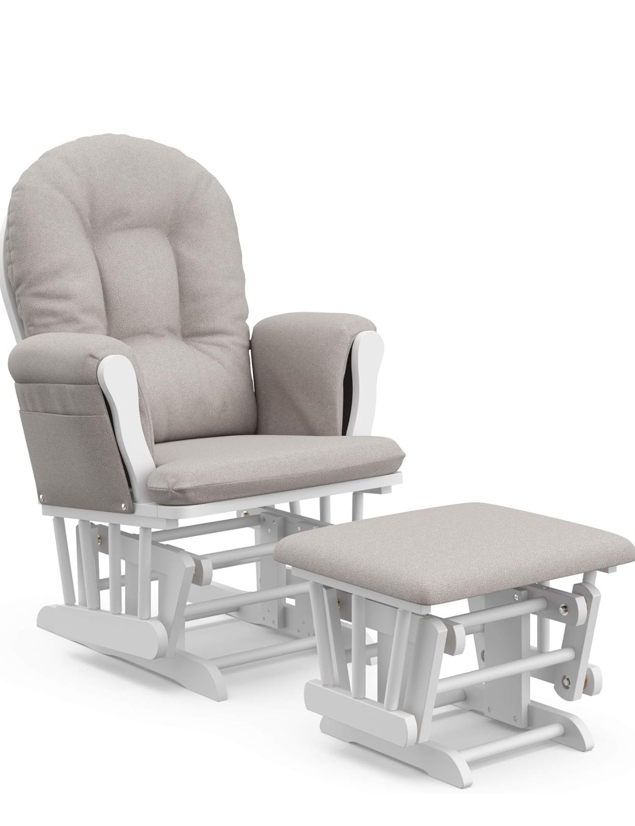 Rocking Chair For Parents With Leg Rest
