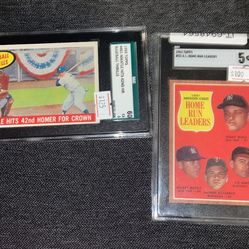 Mickey mantle, hank aaron, topps chrome inserts, sports cards, one piece, and tcg lot
