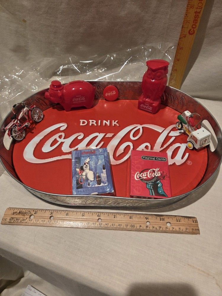 "Coca-Cola" Lot Of 8 VTG Collectables