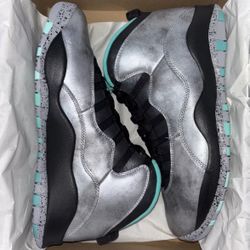 New Mens Size 10.5 Air Jordan 10 Retro Lady Liberty 30th Anniversary 705178-045
