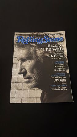 Rolling Stone Magazine Roger Waters Pink Floyd Issue