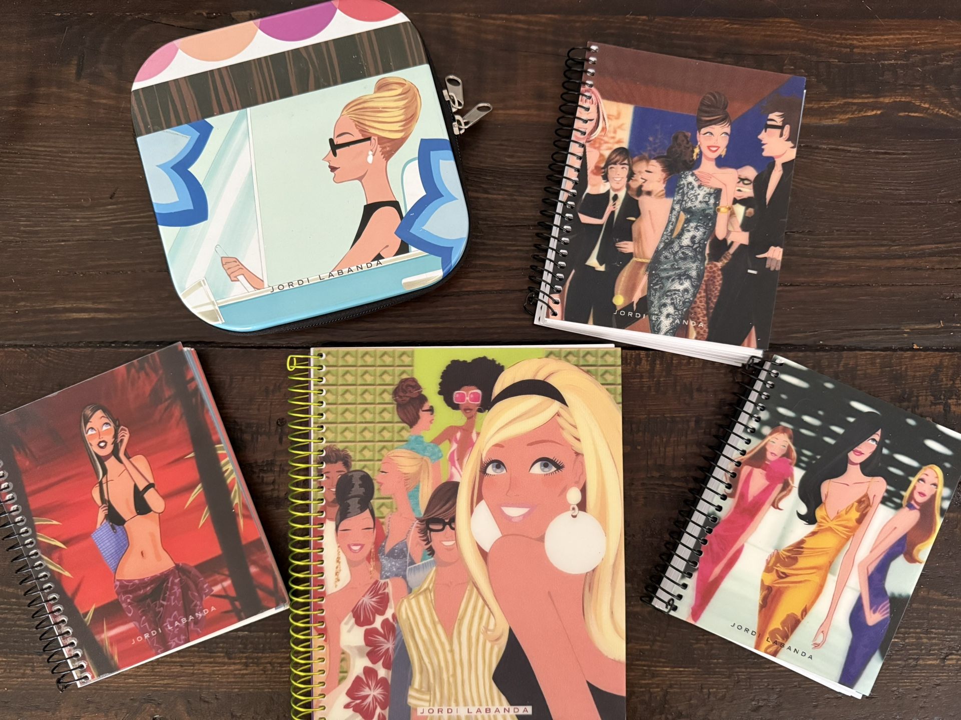 Notebooks and Cd Holder