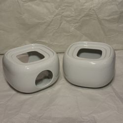 white porcelain Rosenthal Suomi coffee pot warmer designed by Finnish designer Timo