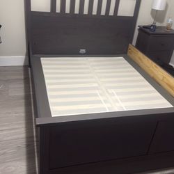 Full size bed frame and mattress accepting offers