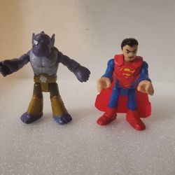 Fisher-Price Imaginext DC Super Friends Orc Dragon Warrior And Superman