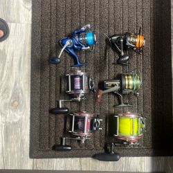 6 Fishing Reels $200