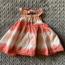 Tommy Bahama Pink Tie-Dye Summer Dress in 0-3M