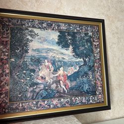 Large Framed Victorian Print
