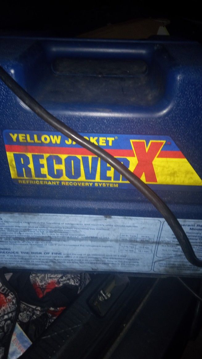 Recovery X Refrigerant Recovery Unit