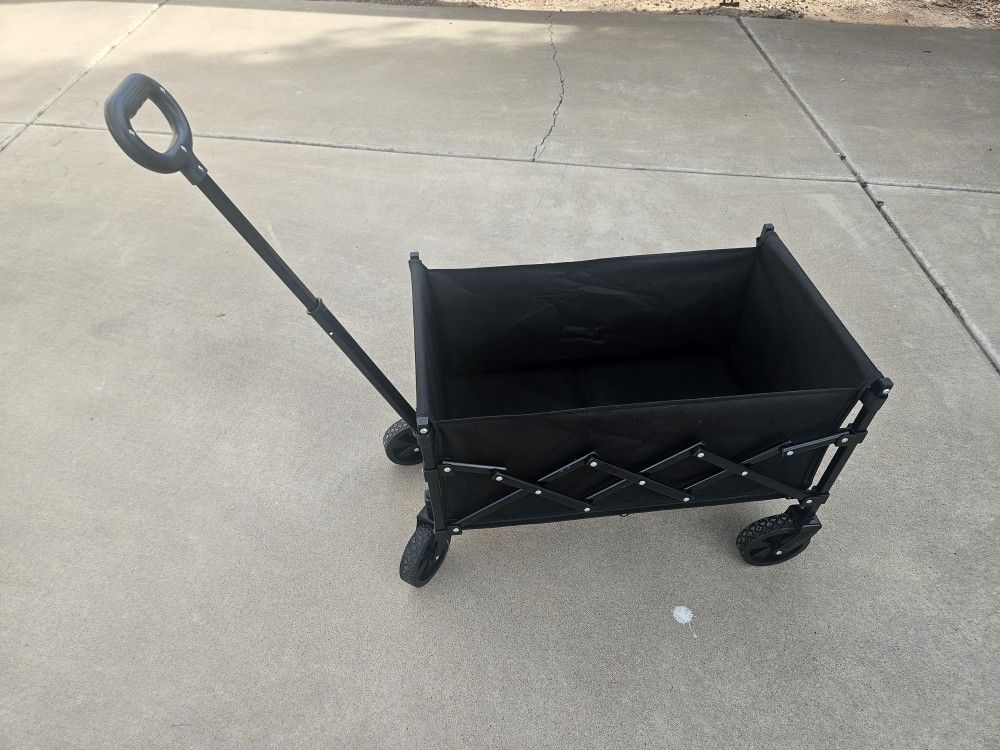 Collapsible tote cart