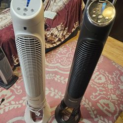 2x Honeywell Tower Fans