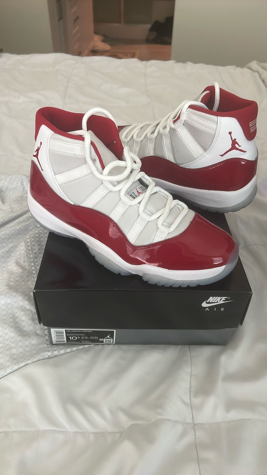 Jordan Retro 11’s - Red And White