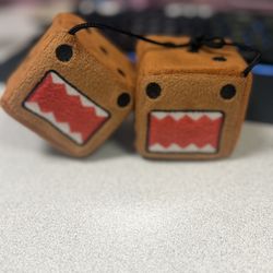 RARE!!! Domo Car Hanging Dice!! 