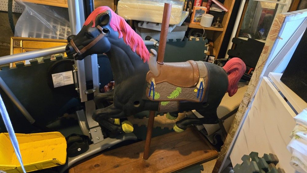 Carousel Horse Needs Finished